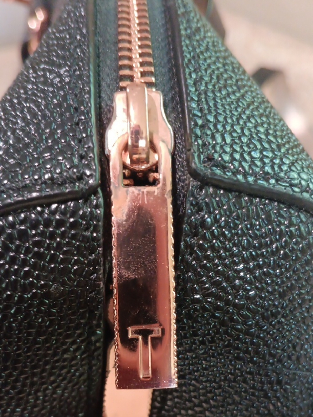 Ted Baker Black Satchel with Bow and Rose-Gold Accent - Picture 8 of 15